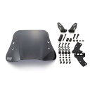 デイトナ(Daytona) バイク用 スクリーン クランプバー付き アクシスZ(17-21)専用 ウインドシールド SSシリーズ ショート スモーク 96552
