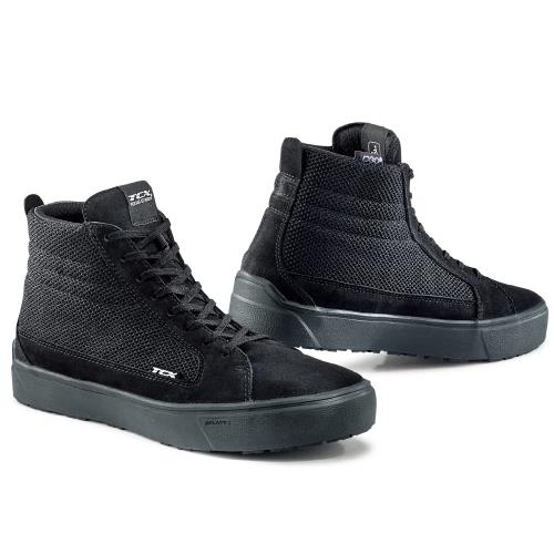 デイトナ(Daytona) TCX(ティーシーエックス) バイク用 ライディング シューズ メッシュ CE規格 9418 ストリート3 Air ブラック 25.0cm 19359