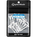 テーラーメイド(TAYLOR MADE) ゴルフ ティ TaylorMadeロゴ入りTEEロゴ入り N9228001 ホワイト TD045