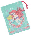 スケーター (skater) お弁当 コップ袋 21×15マチ付き ディズニー アリエル 22 女の子 日本製 KB62-A