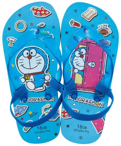 スケーター(Skater) キッズ ビーチサンダル ドラえもん ステッカー サンリオ 18cm SDBE18-A