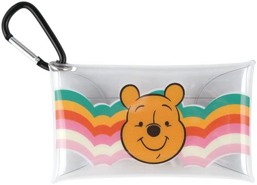 スケーター(Skater) クリア マルチケース キーケース カードケース コインケース ディズニー レトロ くまのプーさん ZCMC1-A