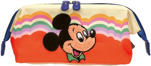 スケーター (skater) がま口 ポーチ 小物ポーチ 化粧ポーチ ディズニー レトロ ミッキーマウス ZGAP1-A