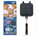 スケーター(Skater) ホットサンドメーカー かわいい焼き上がり 直火 アルミ製 ドラえもん ステッカー サンリオ お手入れ簡単 ALHOS1-A