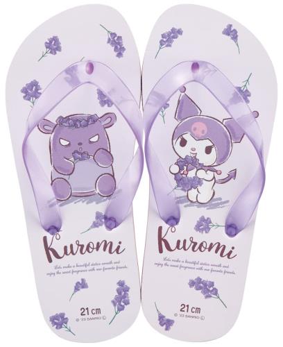 スケーター(Skater) キッズ ビーチサンダル クロミ フラワーアート サンリオ 21cm SDBE21-A