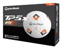 TaylorMade テーラーメイド 日本正規品 TP5 Pixシリーズ 2024 ゴルフボール 1ダース(12個入)