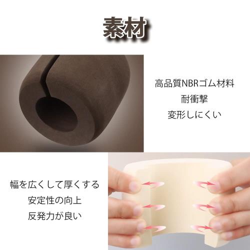 サムコス ドアストッパー玄関 ドアクッション 4個セット NBRゴム製 あつさを増す 指挟み防止 ストップ クッション 引き戸 引き出し 扉開放 室内 扉 赤ちゃん 子供安全対策 防護具 (青)