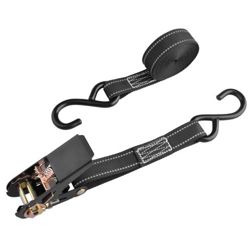TRIWONDER 荷締めベルト 反射材入り ラチェットベルト ラッシングベルト タイダウンベルト にじめベル..