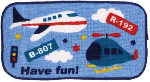 スケーター(Skater) ポケットに入る ミニタオル 10×19cm ハンカチ ミニ ハンドタオル ヘリコプター MNT..