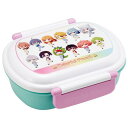 スケーター(Skater) 子供用 お弁当箱 1段 360ml ふわっと盛れるドーム型 カラフルピーチ 抗菌 子供用 日本製 QAF2BAAG-A(3)