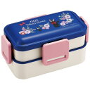 スケーター(Skater) 弁当箱 2段 600ml 女性用 抗菌 ふんわり盛れる ドーム型フタ 日本製 ジブリ 魔女の宅急便 フレンチ PFLW4AG