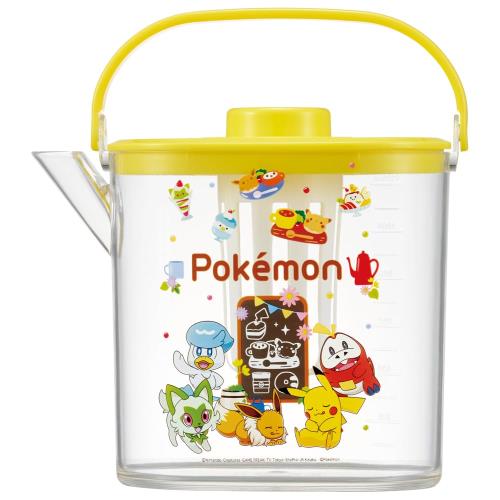 スケーター (skater) 茶漉し付 冷茶ポット 1.2L 冷水筒 耐熱 熱湯OK ポケットモンスター Cafe CM10-A