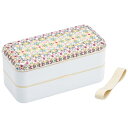 スケーター(Skater) 弁当箱 天平文様 夢幻 薄紅 600ml 箸付き メラミン蓋 女性用 日本製 SLBW6M-A
