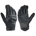 デイトナ(Daytona) バイク用 グローブ 秋冬 手のひら本革(ヤギ革) 防水 防風 ハードプロテクター スマホ対応 ミドルフロー ウインターグローブ DG-014 ブラック Sサイズ 49097