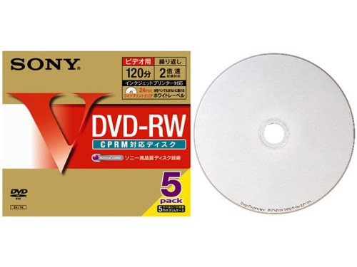 SONY DVD-RW 120分 録画用(2倍速対応/ホ�
