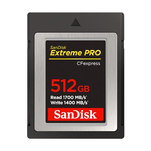 サンディスク 正規品 CFexpress Type B 512GB 最大読取り速度 1700MB/秒 SanDisk Extreme PRO SDCFE-512G-GH4NN