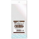 シモジマ ヘイコー 透明 OPP袋 クリスタルパック ヘッダー付 11×17cm 100枚 H11-17 006792500