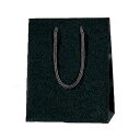 シモジマ ヘイコー 手提 紙袋 カラーチャームバッグ 20-12 クロ 20x12x25cm 10枚