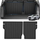 CARVANTA ホンダ 新型 ZR-V RZ系 バックマット 3D 専用ラゲッジ背もたれカバー ZRV RZ3 RZ4 RZ5 RZ6 2023年4月~現行 ラゲッジマット トランクマット ラゲッジルーム・