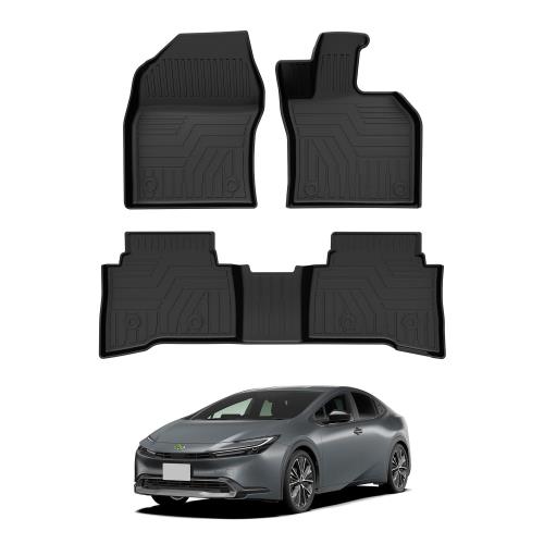 CARVANTA トヨタ 新型 プリウス 60系 フロアマット カーマット TPE材質 立体成型 車用 3Dフロアマット ..