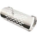 デイトナ(Daytona) バイク用 マフラーガード φ40-55対応 ステンレス製 バフ仕上げ ヒートガード パンチング 68314