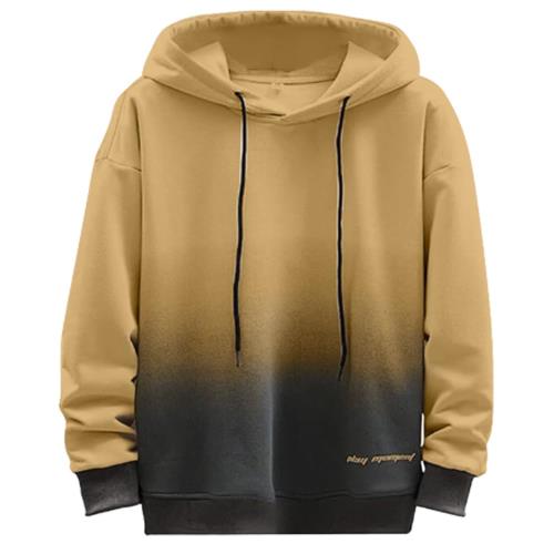 [Aaronlive] パーカー メンズ ロンググラデーション 大きいサイズパーカー メンズ Tシャツ カジュアル ..