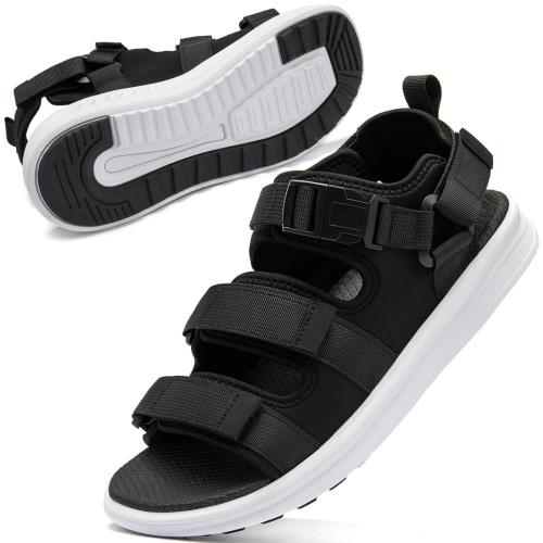 [SOARHOPE] スポーツサンダルサンダル ウォーキングサンダル さんだる マジックテープ ストラップ レディース スニーカーサンダル 軽量 アウトドアサンダル ストラッ・