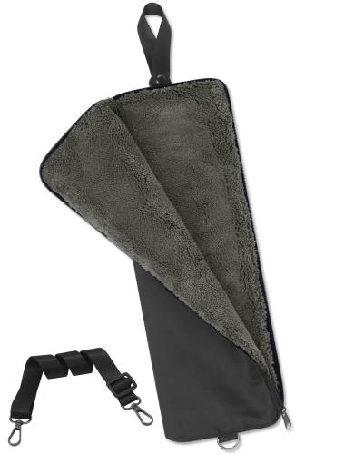 3倍! 超吸水タオル生地・3サイズ選べる 傘カバー 折畳傘 ケース 防水 折り畳み 傘ケース 傘袋 折畳傘ケース 折り畳み傘カバー 折りたたみ傘カバー カバー肩紐付き 吸水 軽量 梅雨 通勤 通学 (グレー, M)