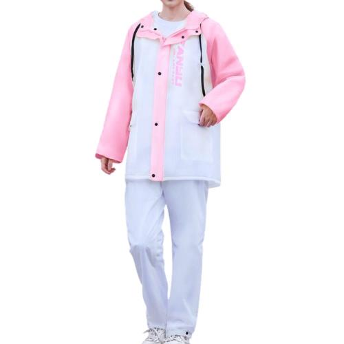 [Aaronlive] レインウェア 上下セット 作業着 男女兼用 ロング 撥水 防水 自転車 通勤 通学 レインウェ..