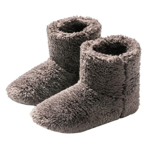 [静石盧] ルームブーツ スリッパ あったか 冬用 もこもこ 室内 メンズ レディース 洗える おしゃれ 滑り止め 静音 北欧 柔らかい 保温 ボア 大きいサイズ 防寒ブーツ