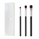 貝印 KAI cosmeup コスメアップ メイクブラシ アイシャドーブラシ 熊野筆 ケース付き 3本