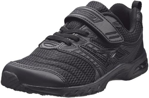 [シュンソク] スニーカー キッズ 男の子 女の子 白 黒 通学靴 幅広 軽量 15~27cm 3E 2E SJJ 0940 6380 ユニセックス子供 ブラック/ブラック_現行カラー 21.5 cm