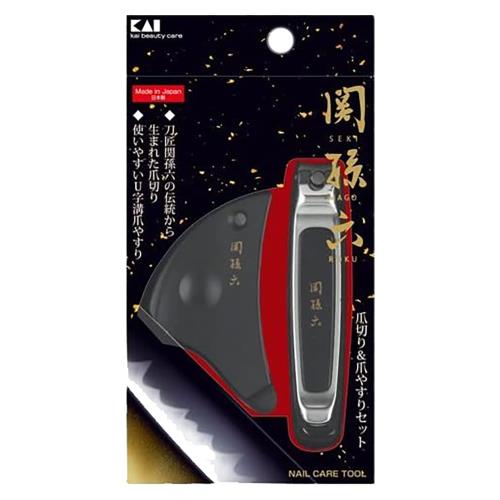 貝印 KAI 関孫六 爪切り 爪ヤスリ セット用 カーブ刃 日本製 HC3503