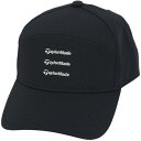 テーラーメイド(TAYLOR MADE) M トリプルロゴキャップ ブラック サイズ:フリー(57~59cm) メンズ バイザー 25SS UN553
