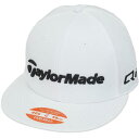 テーラーメイド(TAYLOR MADE) ツアーフラットビル ホワイト サイズ:フリー(57~59cm) メンズ バイザー 25SS TK203(4)