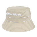 テーラーメイド(TAYLOR MADE) M ラインドバケットハット ベージュ サイズ:58cm メンズ バイザー 25SS UN559