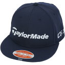 テーラーメイド(TAYLOR MADE) ツアーフラットビル ネイビー サイズ:フリー(57〜59cm) メンズ バイザー 25SS TK203