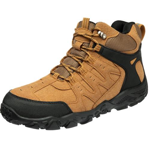 [SOARHOPE] トレッキングシューズ ハイキングシューズ アウトドアシューズ メンズ 初心者 登山 靴 キャンプ ローカット男性 おしゃれ 防滑 軽量 イエロー 28.5 cm