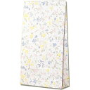 ヘイコー 紙袋 マチ付 ファンシーバッグ 4才 ペールフラワー 21x8x38.5cm 100枚