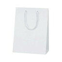 シモジマ ヘイコー 手提 紙袋 Kバッグ T4 シロ エンボス 12x7x16.5cm 10枚 006144210