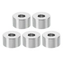 PATIKIL M6ステンレススペーサー 5個セット メタルスペーサー ステンレススチール 6.2mm内径×16mm外径×10mm長さ 1/4インチまたはM6ネ...