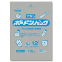 ケース販売HEIKO ポリ袋 ボードンパック #20 No.12 穴なし プラマーク入り 006763332 1ケース(100枚入×30袋 合計3000枚)