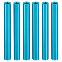 PATIKIL 6個セット M3アルミスペーサー M3メタルスペーサーアルミニウム 3 mm 内径 x 5mm 外径 x 45mm 長さ スレッド付きスペーサー...