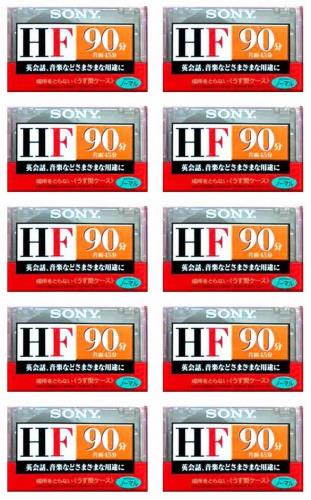 SONY C-90HFA オーディオカセットテープ(ノーマルポジション) 10巻