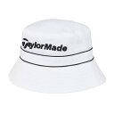 テーラーメイド(TAYLOR MADE) M ラインドバケットハット ホワイト サイズ:58cm メンズ バイザー 25SS UN559