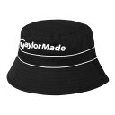 テーラーメイド(TAYLOR MADE) M ラインドバケットハット ブラック サイズ:58cm メンズ バイザー 25SS UN559