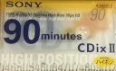 SONY オーディオカセットテープ CDixII ハイポジション 90分 C-90CDX2F