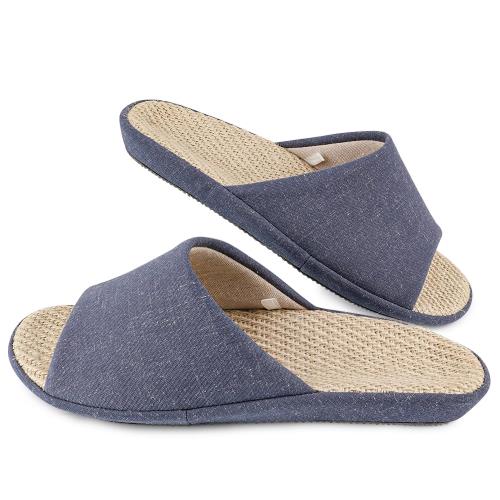 [YAKIDA] スリッパ 室内 夏用 軽量 麻 洗える ルームシューズ 室内履き 「天然黄麻×和風」 蒸れない 人..