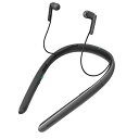 ソニー 首かけ集音器/テレビ用スピーカー SMR-10 : 最大24時間駆動 オートシーンセレクト/マイボイスキャンセリング搭載 ブラック SMR-10 B