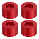 PATIKIL M10アルミニウムスペーサー 4個セット メタルスペーサーアルミニウム10.5mm ID x 20mm OD x 12mm L アルミニウムスペ...